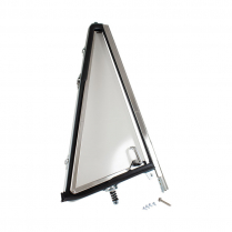 Vent Window Assembly - Stainless Steel - Right Side - 1966-77 Ford Bronco