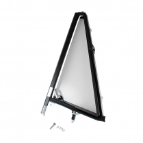 Vent Window Assembly - Black - Left Side - 1966-77 Ford Bronco