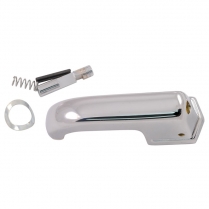 Vent Window Handle - Chrome - Left - 1977-79 Ford Truck, 1978-79 Ford Bronco