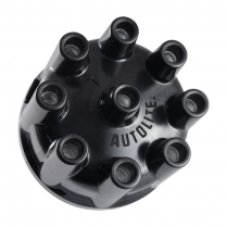Distributor Cap - V8 - Black - 1957-76 Ford Truck, 1966-74 Ford Bronco, 1957-72 Ford Car
