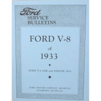 Book - Service Bulletins - 1933 Ford Truck, 1933 Ford Car  