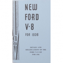 Book - Restorers Guide - 1936 Ford Car  