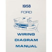 Book - Wiring Diagram Manual - 1958 Ford Car  