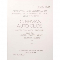 Autoglide Operator & Maintenance Manual - 1942-45 Cushman Scooter 