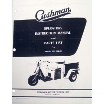 Owners Manual - 1954-57 Trucksters - 1952-59 Cushman Scooter 