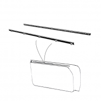 Door Glass Anti-Rattlers - 1970-77 Ford Maverick