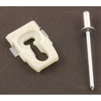 Body Molding Clip - In Plastic - 1980-84 Ford Truck, 1980-85 Ford Bronco, 1970-72 Ford Car
