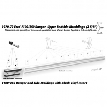 Side Molding - 1970-72 Ford Truck