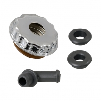 Oil Filler/Breather Cap - Low Profile - 1971-77 Ford Truck, 1969-77 Ford Bronco, 1969-73 Ford Car