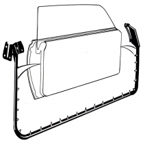 Door Seal Kit - Fairlane - Hardtop & Ranchero - 1972-76 Ford Car