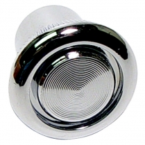 Radio Knob - Plastic - Chrome - 1973-78 Ford Car  
