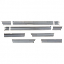 Lower Rocker Molding Set - 1973-79 Ford Truck    