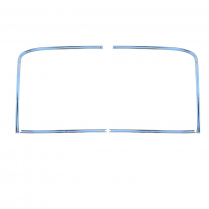 Headliner Trim - Chrome - Regular Cab - 1973-79 Ford Truck