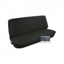 Seat Cover Kit - Black - Bench Seat - 1973-77 Ford Truck