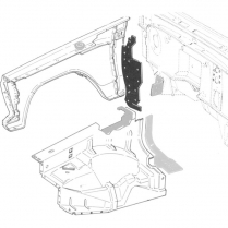 Fender Body Pillar Seal - 1973-77 Ford Truck    