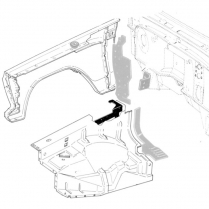 Fender Apron Seal - 1974-76 Ford Truck    