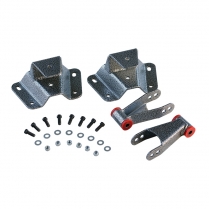 Drop Rear Spring Hanger Kit - 4 inch - 1973-96 Ford Truck    