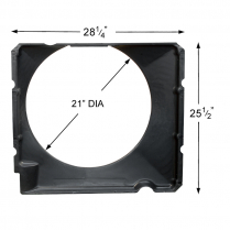Fan Shroud - Radiator - 460ci - 1973-79 Ford Truck