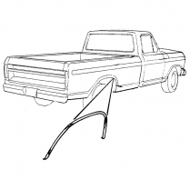 Wheel Opening Molding - 1973-79 Ford Truck, 1978-79 Ford Bronco