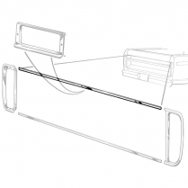 Tailgate Molding - Upper - 1973-79 Ford Truck