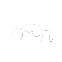 Brake Lines - Prebent - Front Axle - 1975-76 Ford Truck    