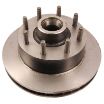 Disc Brake Hub & Rotor - Front - 1976-79 Ford Truck, 1976-81 Econoline