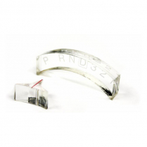 Shifter Indicator - Acrylic with Pointer - Ford AOD - 1974-77 Ford Bronco - For IDIDIT columns