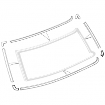 Lower Windshield Corner Molding - 1977-79 Ford Truck, 1978-79 Ford Bronco