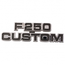Name Plate - Cowl Side - F250 CUSTOM - 1977-79 Ford Truck