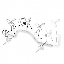 Bed Side Race Track Molding - 6 foot bed - Left Hand - 1977-79 Ford Truck