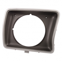 Headlight Door - RH - Argent - Round Headlamp - 1978-79 Ford Truck, 1978 Ford Bronco