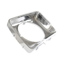 Headlight Door - RH - Chrome - Round Headlamp - 1978-79 Ford Truck, 1978 Ford Bronco