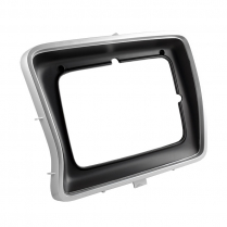 Headlight Door - LH - Argent - Rectangular Headlamp - 1978-79 Ford Truck, 1978-79 Ford Bronco