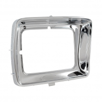 Headlight Door - RH - Chrome - Rectangular Headlamp - 1978-79 Ford Truck, 1978-79 Ford Bronco
