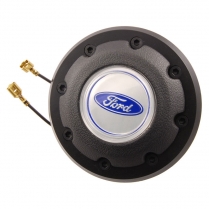 Horn Button with Black Outer Ring - 1978-86 Ford Truck, 1978-86 Ford Bronco   