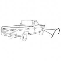 Wheel Opening Molding - 1973-79 Ford Truck, 1978-79 Ford Bronco