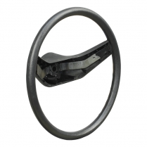 STEERING WHEEL-BLACK-2 SPOKE