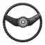 STEERING WHEEL-BLACK-2 SPOKE