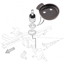 Lower Front Spring Retainer Assembly - 1978-79 Ford Truck, 1978-79 Ford Bronco   