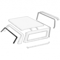 Back Glass Upper and Side Seal - 1978-79 Ford Bronco