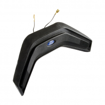 Horn Bar Pad and Switch - Black Satin Finish - 1978-81 Ford Truck, 1978-81 Ford Bronco