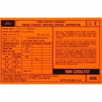 Decal - Emission - 460 AT - 1979 Ford Truck    