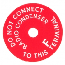 Tag - Generator Warning - 1949-55 Ford Truck, 1949-55 Ford Car