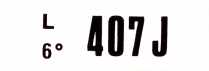 Decal - Engine Code - 428-CJ - 1968 Ford Car  