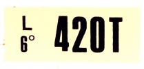 Decal - Engine Code - 428 CJ MT - 1969 Ford Car  