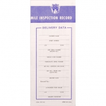 Pamphlet - Mile Inspection - 1955-56 Ford Car  