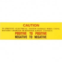 Decal - Battery Warning - 1963-64 Ford Car  