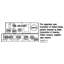 56 RADIO SCHEMATIC DECAL