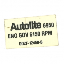 Decal - Rev Limiter - 1970 Ford Car  