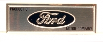 1965-66 FORD BLACK SILL PLATE DECAL